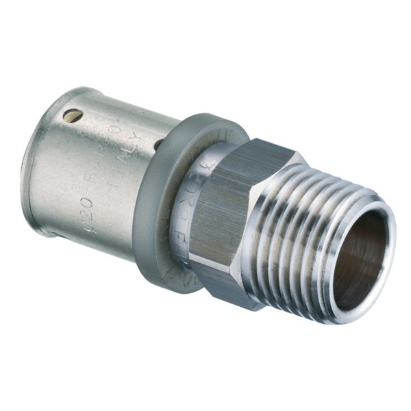 FAR Пресс-переходник FAR с наружной резьбой 3/4" х 20, Т.Е.А. латунь