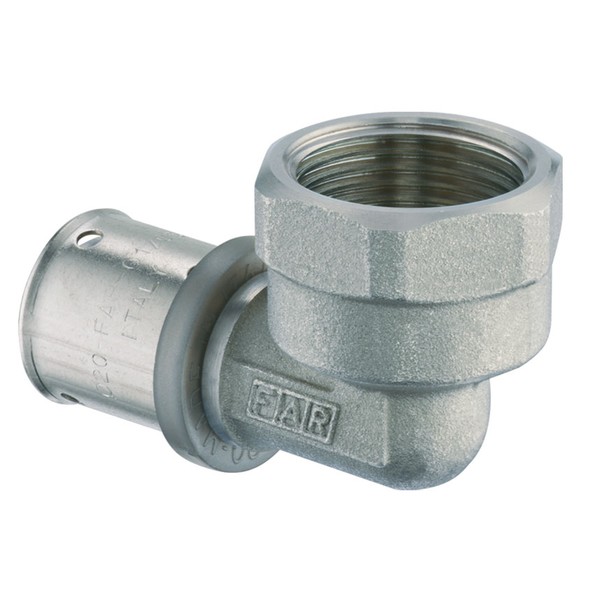 FAR Пресс-уголок FAR с внутренней резьбой 3/4" х 20, Т.Е.А. латунь