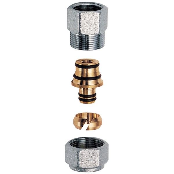 FAR Переходник FAR 1/2" (ВР) с концовкой для м/п труб и труб РЕХ 20х2