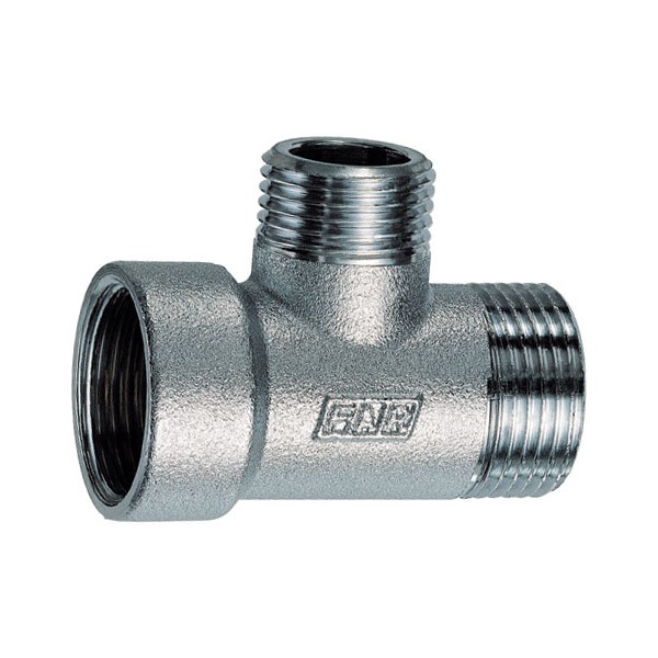 FAR Хромированный тройник FAR 3/4" НР x 3/4" ВР x 1/2" НР