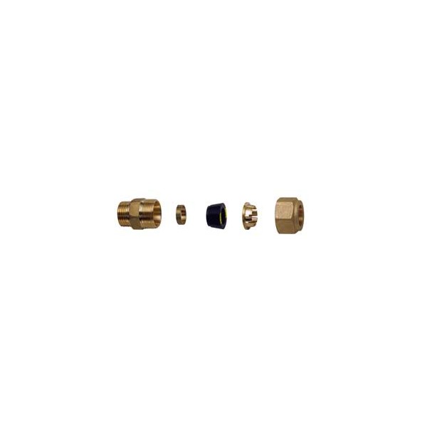FAR Переходник FAR 1/2" НР с концовкой для медных труб 12мм