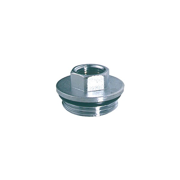 FAR Хромированный концевой переходник 3/4"НР х 1/4"ВР