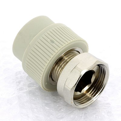FV-Plast Муфта полипропиленовая FV-Plast  В 32х1" 1/4" с НГ и вварным латунным патрубком