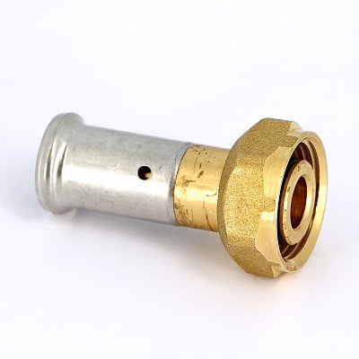 Henco Муфта пресс Henco 16 x 3/4" с накидной гайкой EK