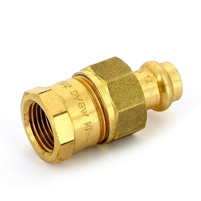 IBP Муфта В пресс IBP 12 х 1/2" с разъемным соединением бронза