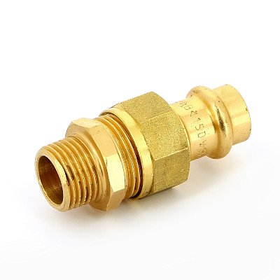 IBP Муфта Н пресс IBP 15 х 1/2" с разъемным соединением бронза