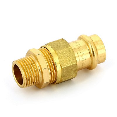 IBP Муфта Н пресс IBP 18 х 1/2" с разъемным соединением бронза