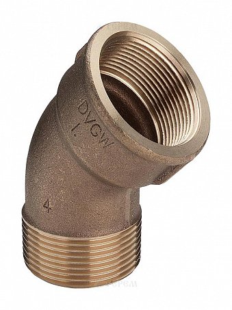 Viega Угол 45° Viega НВ 3/4" бронза