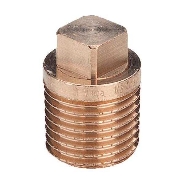 Viega Заглушка Viega Н 1/2" с квадратом бронза