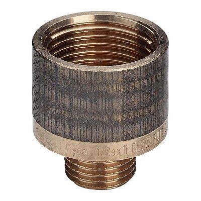 Viega Переходник круглый Viega НВ 1/2" x 1" бронза