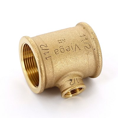 Viega Тройник Viega В 1" 1/2x1/2" x1" 1/2 бронза
