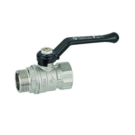 Bugatti Кран шаровой Bugatti Arizona 605 - 3/4" (НР/ВР, PN25, ручка-рычаг)