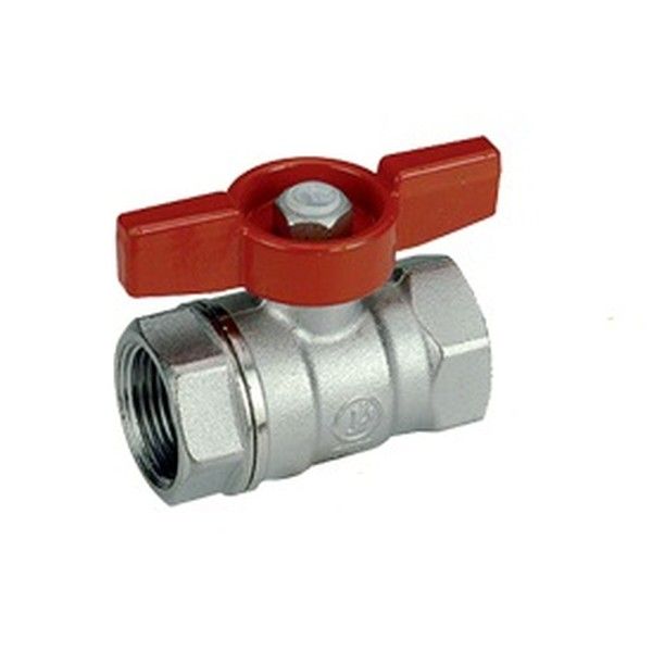 Giacomini Кран шаровой хромированный Giacomini R251D, 3/4", ВВ, бабочка