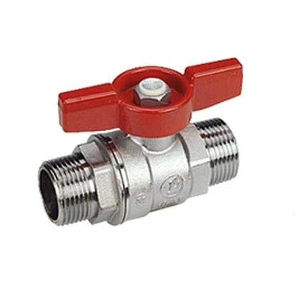 Giacomini Кран шаровой хромированный Giacomini R253D, 3/4", НН, бабочка