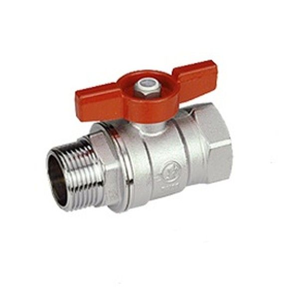 Giacomini Кран шаровой хромированный Giacomini R254D, 3/4", ВН, бабочка