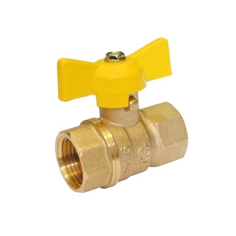 ГАЛЛОП Шаровый кран для газа 1/2" Ду-15 бабочка ВхВ